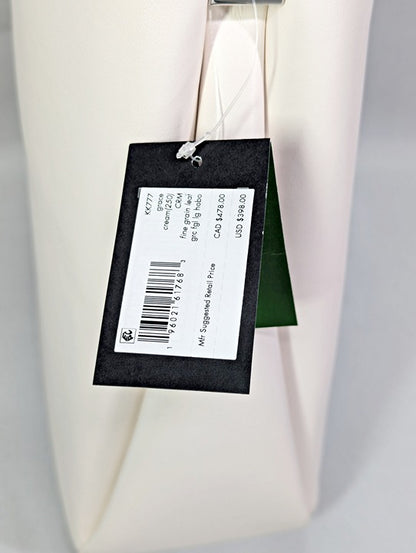 Kate Spade New York Grace Medium Leather Hobo Bag Cream (MSRP $398)