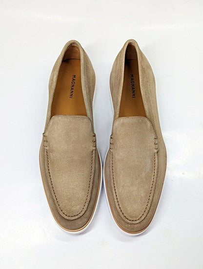 NWOB Magnanni Men's Lourenco Suede Sneaker Loafers Size 10 (MSRP $475)