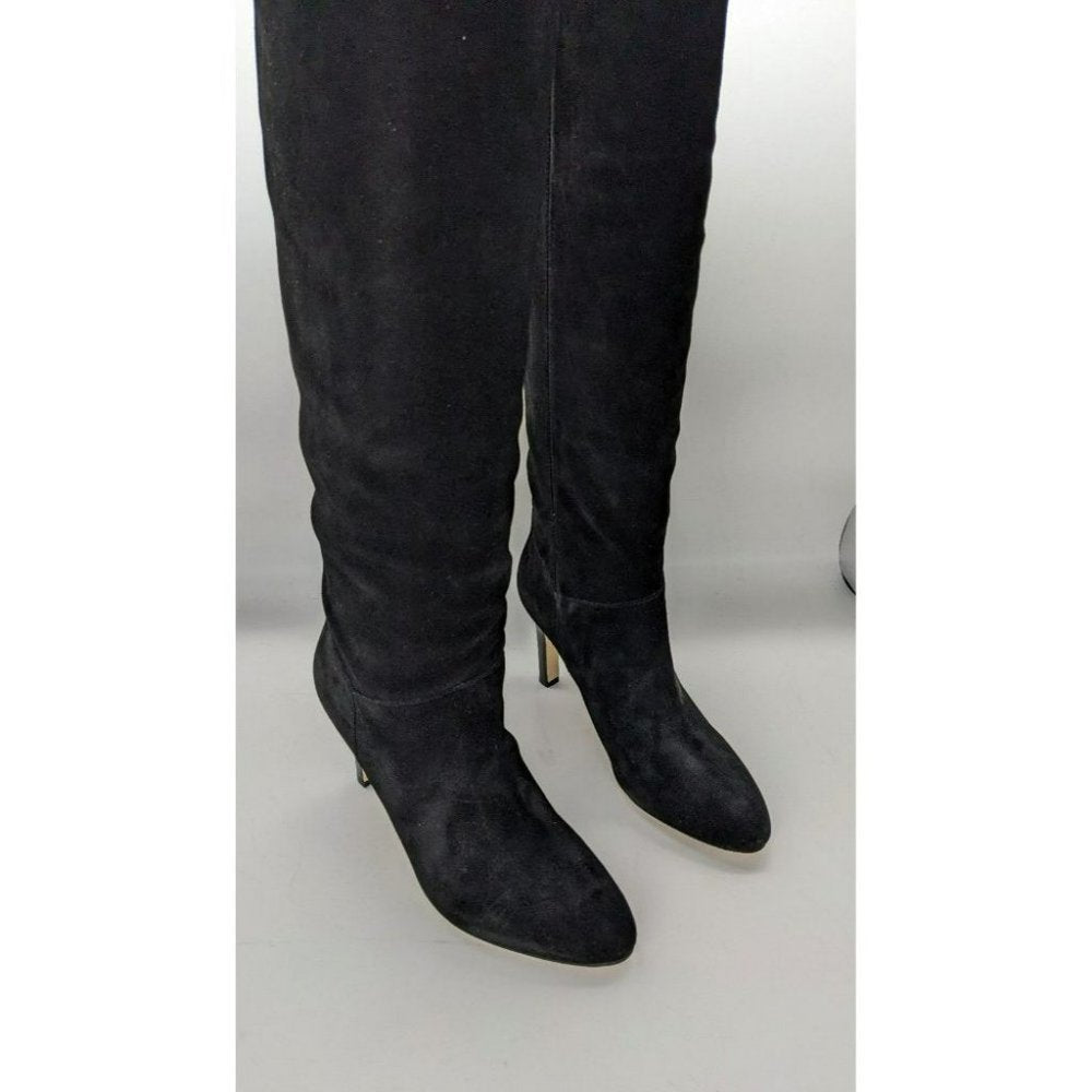 Marc Fisher Zadia Women's Black Suede Boots Size 7 M (MSRP $299)