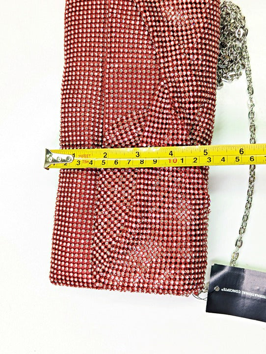 I.N.C. International Concepts Hether Twist Diamond Mesh Crossbody (MSRP $70)