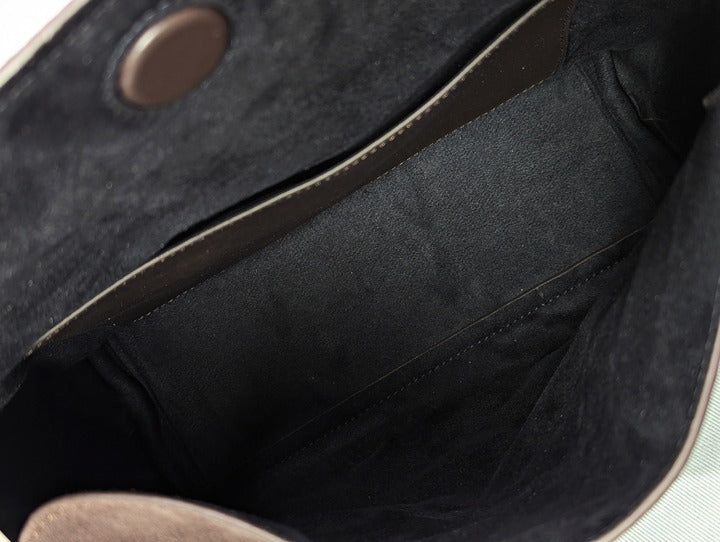 Radley London City Road Women's Flapover Grab Bag Dark Oak Suede (MSRP $288)