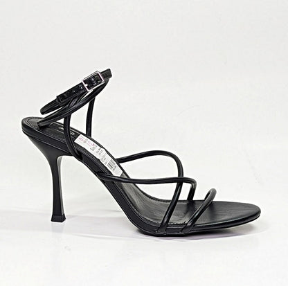 Aqua Women's Arlow Black Ankle Strap High Heel Sandals Size 9.5 (MSRP $108)
