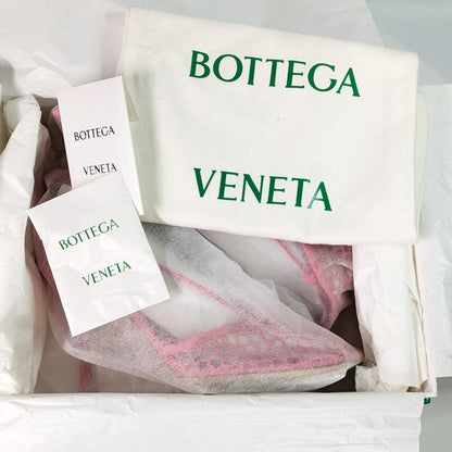 Bottega Veneta Women's Azalea Stretch Mesh Ankle Tie Sandals Size 41 MSRP $1,100