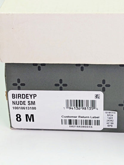 Sun + Stone Women's Birdey Nude Ankle Strap Platform Pumps Size 8 (MSRP $80)