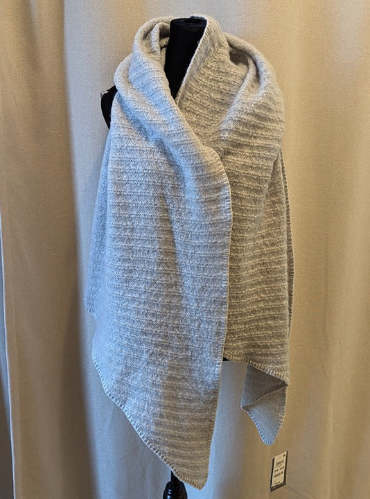 On 34th Women Grey Convertible Wrap Scarf Oversized 22" x 90" (MSRP $42)