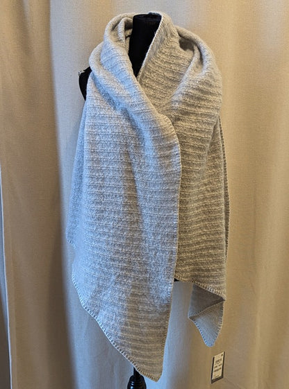 On 34th Women Grey Convertible Wrap Scarf Oversized 22" x 90" (MSRP $42)