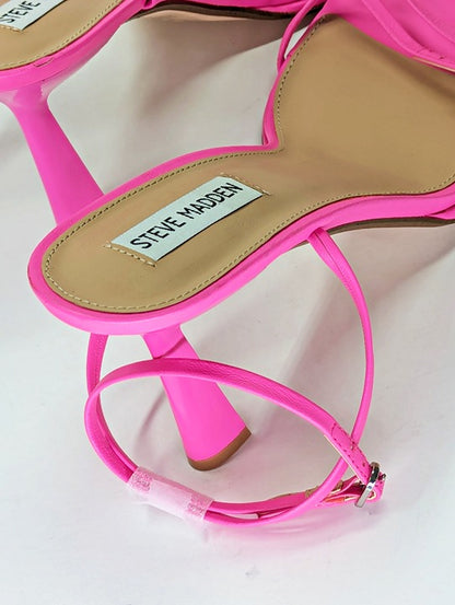 Steve Madden Women's Zarya Strappy Flared-Heel Sandals Size 9 (MSRP $99)