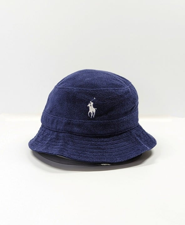 Polo Ralph Lauren Men's Loft Logo Bucket Hat Newport Navy Size S/M (MSRP $80)