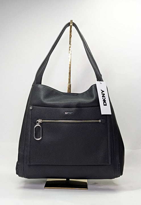 DKNY Nala Women's Magnetic Closure Medium Size Black Hobo (MSRP $198)