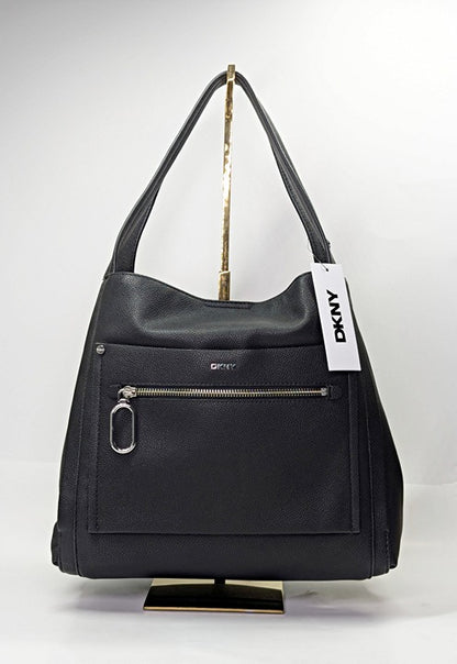 DKNY Nala Women's Magnetic Closure Medium Size Black Hobo (MSRP $198)