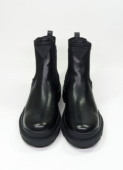 Guess Women's Yesses Signature Black Chelsea Booties Size 7.5 (MSRP $80)
