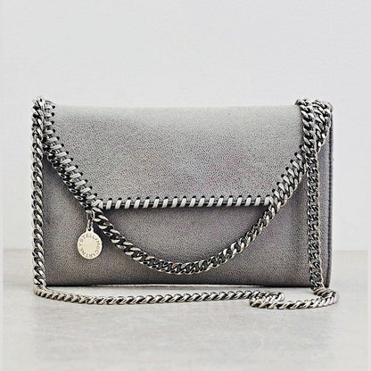 Stella McCartney Falabella Mini Light Grey Crossbody Bag (MSRP $695)