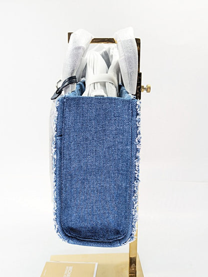 Michael Kors Gigi Small East West Messenger in Blue Denim (MSRP $328)