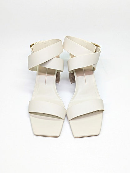 Dolce Vita Women's Paytin Ivory Ankle-Strap City Sandals Size 10 (MSRP $130)