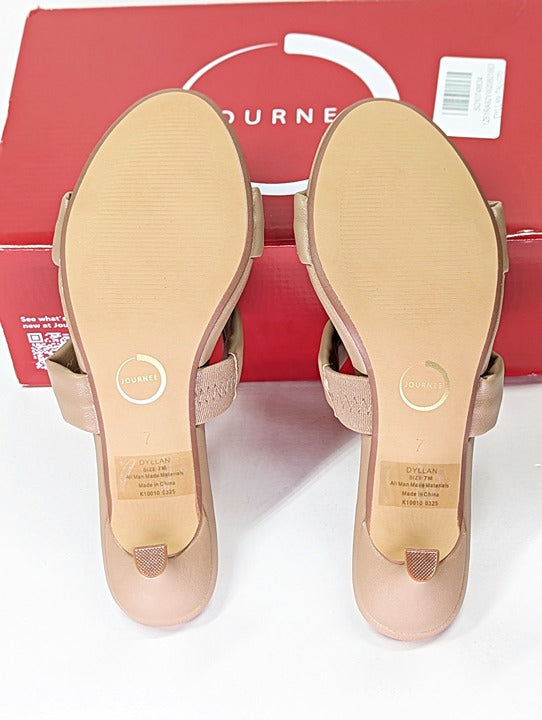 Journee Collection Women's Dyllan Kitten Heel Slip On Pumps Size 7 (MSRP $80)