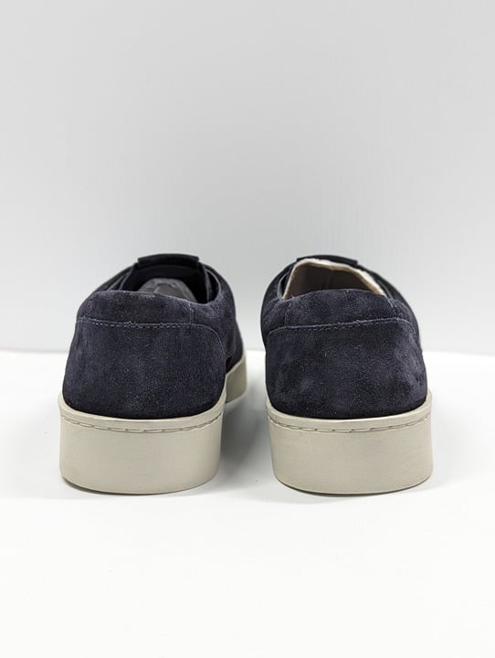 Vince Men's Pine Slip-On Coastal Dark Blue Suede Sneakers Size 10 M (MSRP $250)