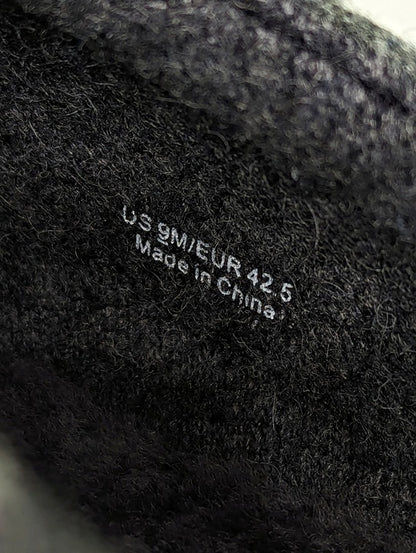 Vince Men's Howell Shearling-Lined Slippers Charcoal Gray Size 9 (MSRP $150)