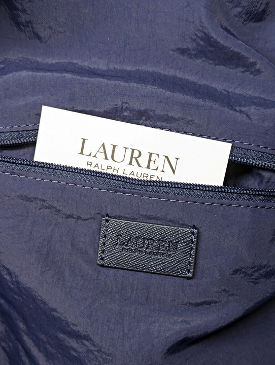 Lauren Ralph Lauren Nylon Medium Stevie Backpack Refined Navy (MSRP $275)