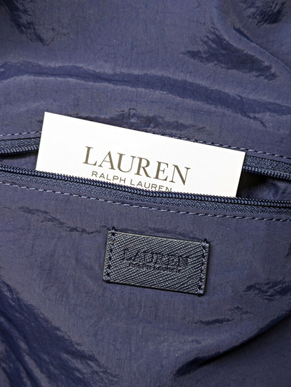 Lauren Ralph Lauren Nylon Medium Stevie Backpack Refined Navy (MSRP $275)