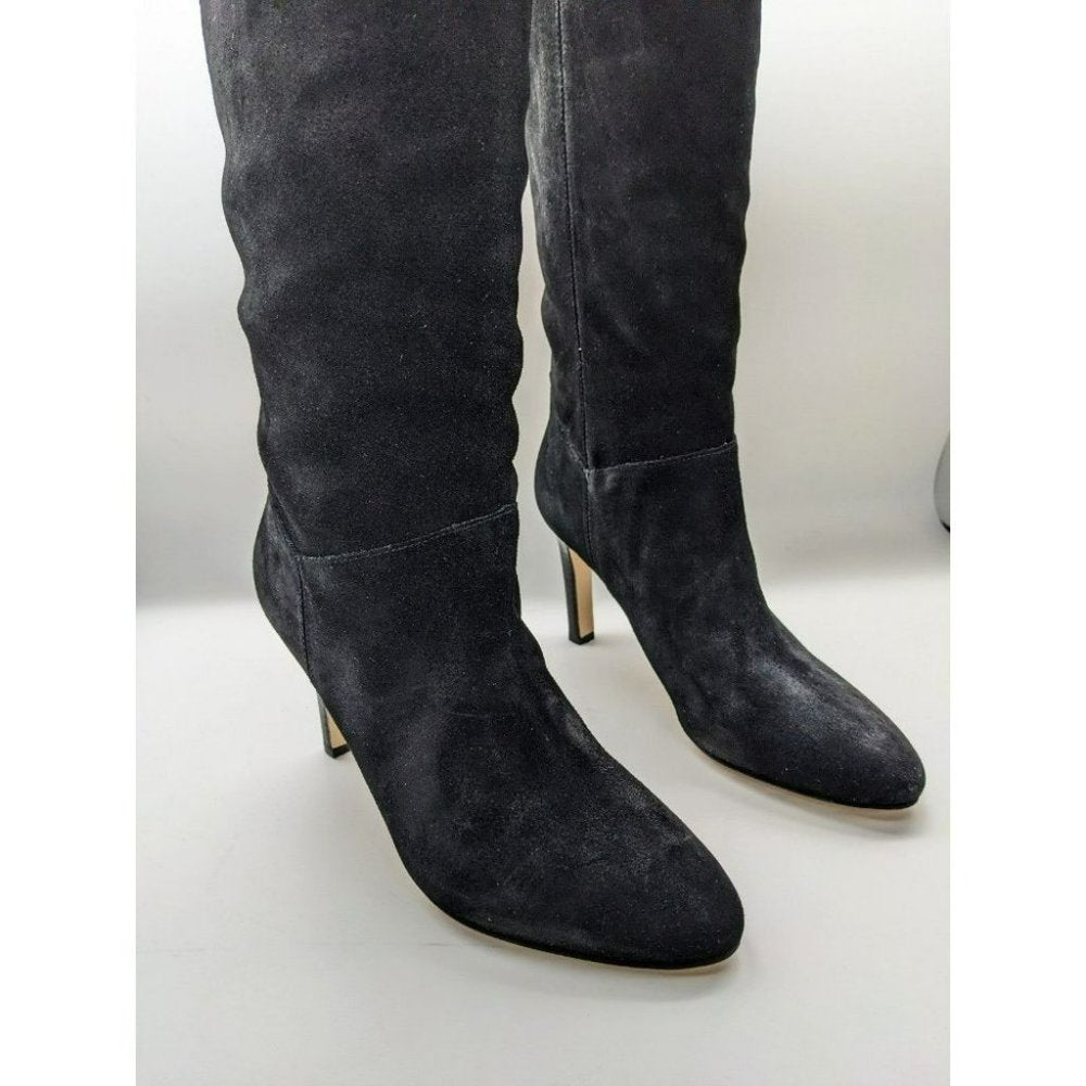 Marc Fisher Zadia Women's Black Suede Boots Size 7 M (MSRP $299)