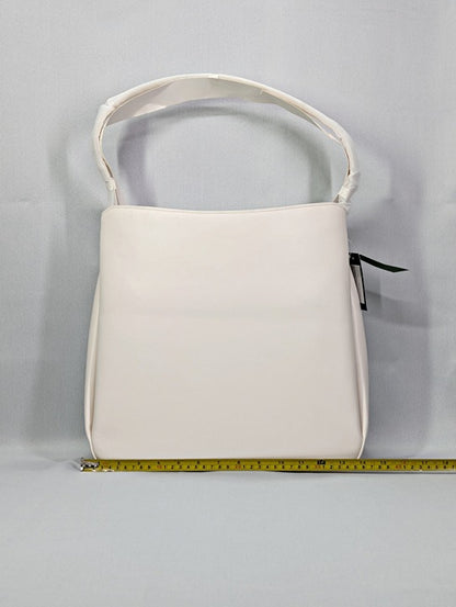 Kate Spade New York Grace Medium Leather Hobo Bag Cream (MSRP $398)