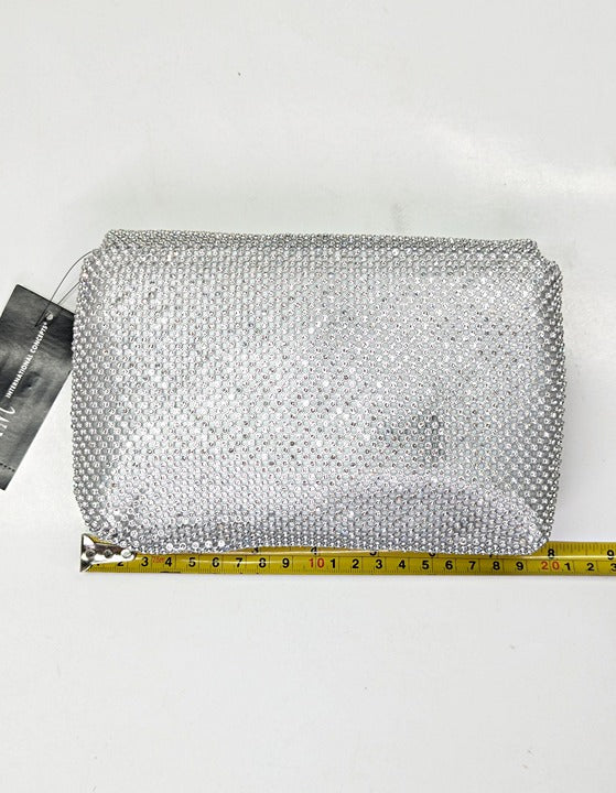 I.N.C. International Concepts Averry Mesh Crystal Crossbody (MSRP $70)