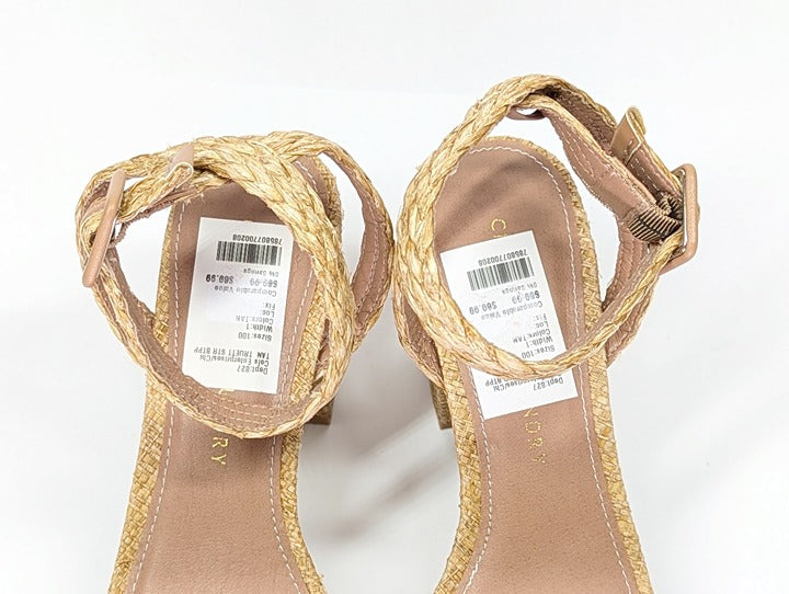 Chinese Laundry Truett Women's Ankle Wrap Platform Sandal Size 10 (MSRP $90)
