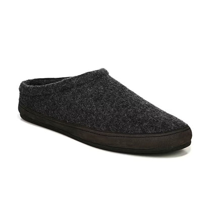 Vince Men's Howell Charcoal Gray Shearling-Lined Slippers Size 9 (MSRP $150)