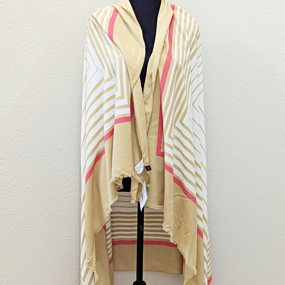 Echo Women's Frame Viscose Pareo Wrap 42" x 64" (MSRP $69)