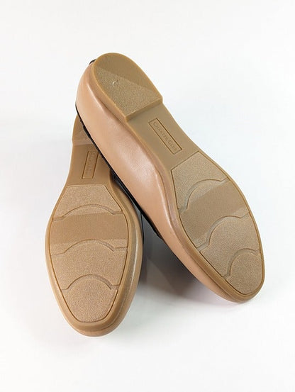 Charter Club Women's Kimii Deconstructed Loafers Nude/Black Size 9 M (MSRP $60)