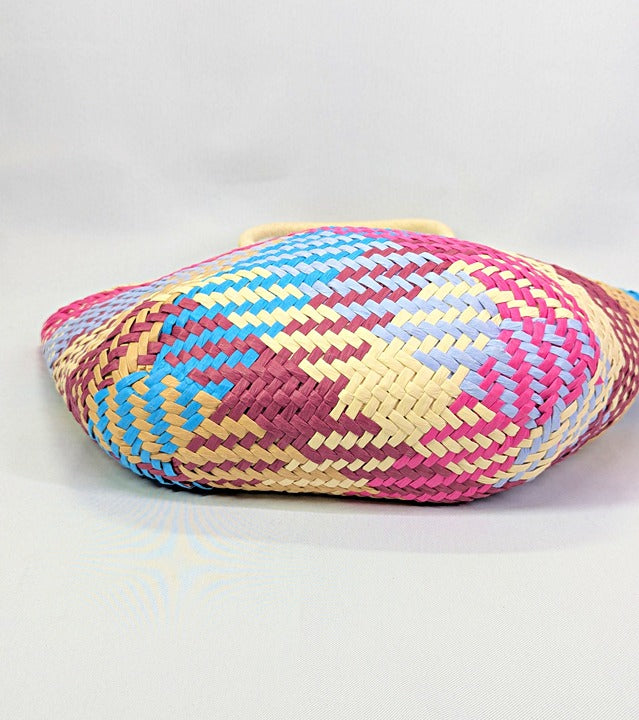 Aqua Jada Women's Woven Large Tote Multicolor (MSRP $148)