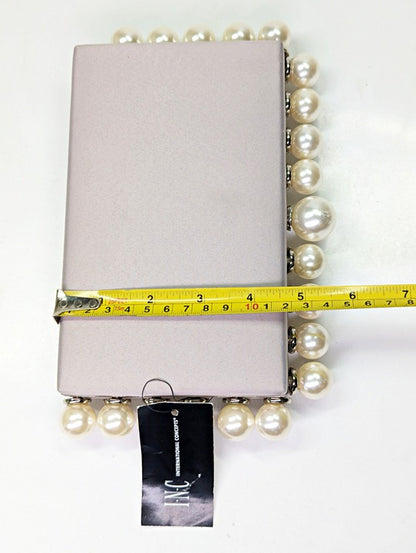 I.N.C. International Concepts East West Embellished Pearl Clutch (MSRP $80)