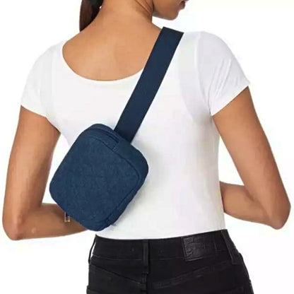 Jenni Women's Quilted Adjustable Fanny Pack Navy Size S/M (MSRP $50)