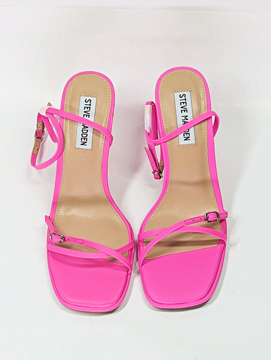 Steve Madden Women's Zarya Strappy Flared-Heel Sandals Size 6.5 (MSRP $99)
