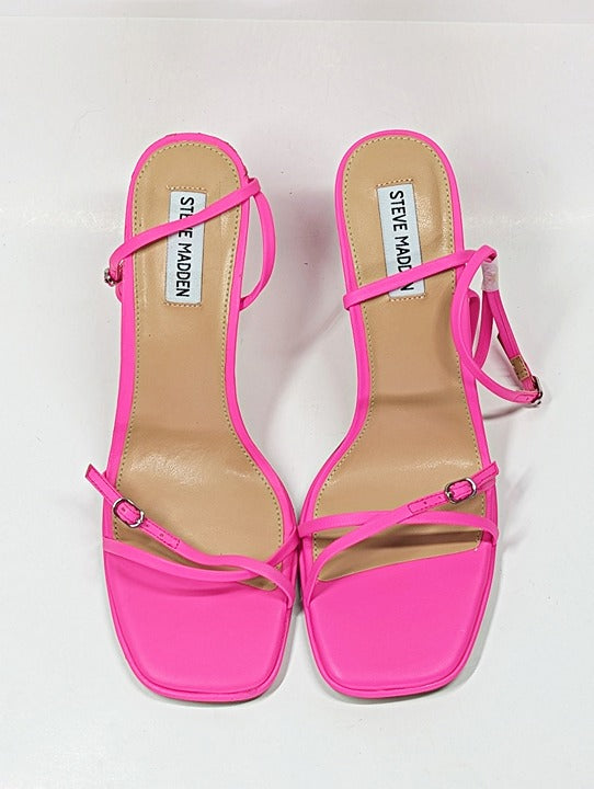 Steve Madden Women's Zarya Strappy Flared-Heel Sandals Size 9.5 (MSRP $99)