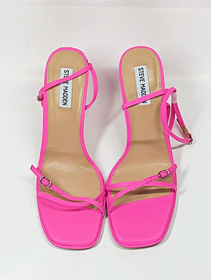 Steve Madden Women's Zarya Strappy Flared-Heel Sandals Size 9.5 (MSRP $99)
