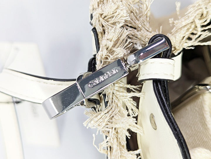 Calvin Klein Modern Essentials Pieced Canvas Mini Tote (MSRP $148)
