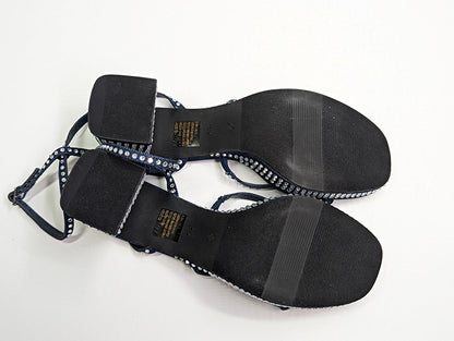 BCBGeneration Lissena-2 Women's Rhinestones Platform Sandals Size 9.5 MSRP $109
