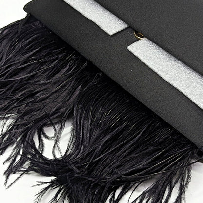 Loeffler Randall Women’s Charlee Feather Flap Clutch Shoulder Bag (MSRP $295)