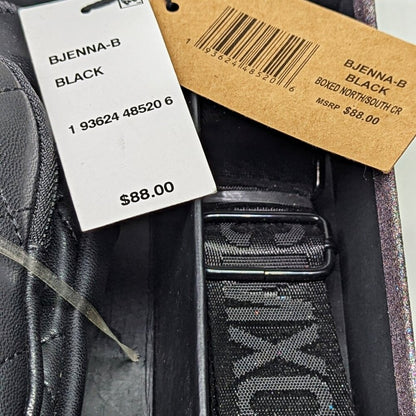 Steve Madden Boxed Jenna North South Crossbody in Black *Gift Box* (MSRP $88)