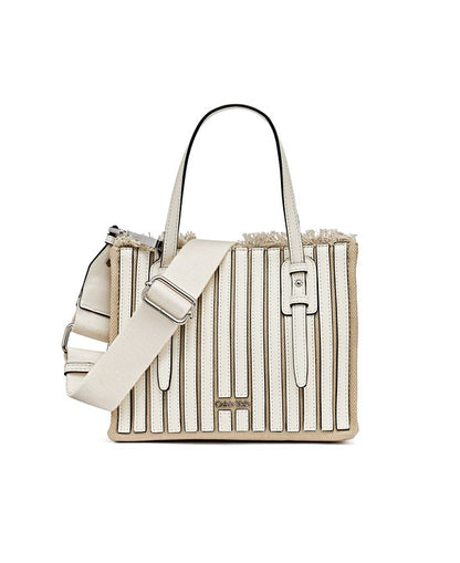 Calvin Klein Modern Essentials Pieced Canvas Mini Tote (MSRP $148)