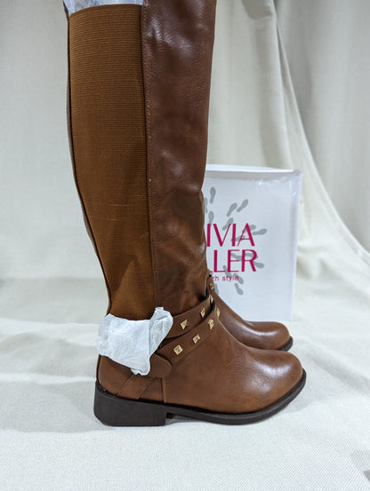 OLIVIA MILLER Valentina Women's Riding Boot Size 7 (MSRP $170)