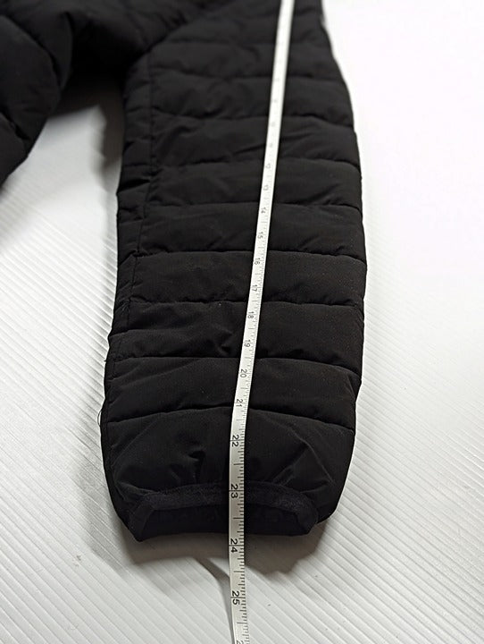DKNY Women's Black Bibbed Packable Puffer Coat Size XS (MSRP $180)