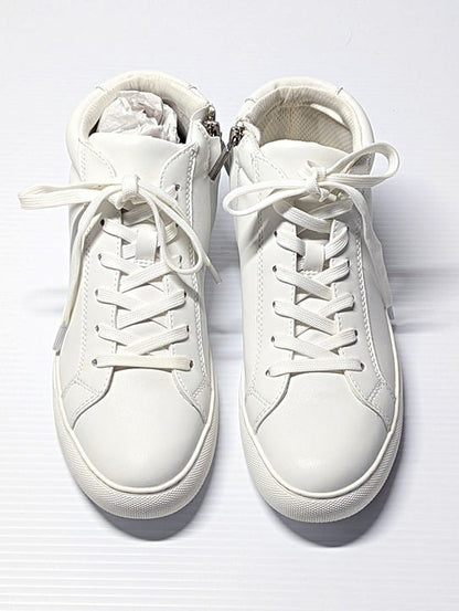 Kenneth Cole New York Women's Kam Hightop Sneakers White Size 7.5 M (MSRP $125)