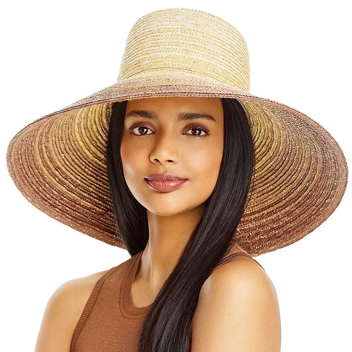 Eugenia Kim Women's Mirabel Ombré Straw Wide Brim Sun Hat O/S (MSRP $495)