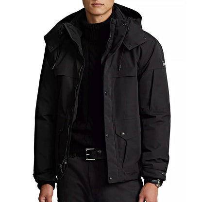 RLX Ralph Lauren Men's Rhodes Hooded Jacket Black Size XXL (MSRP $598)