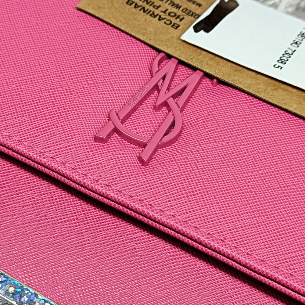 Steve Madden Boxed Carina Crossbody Wallet Set in Hot Pink (MSRP $98)