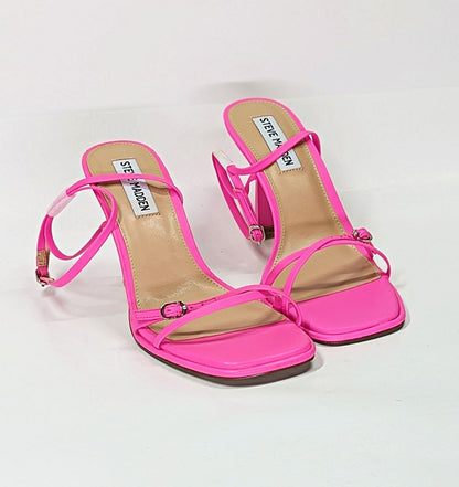 Steve Madden Women's Zarya Strappy Flared-Heel Sandals Size 6.5 (MSRP $99)