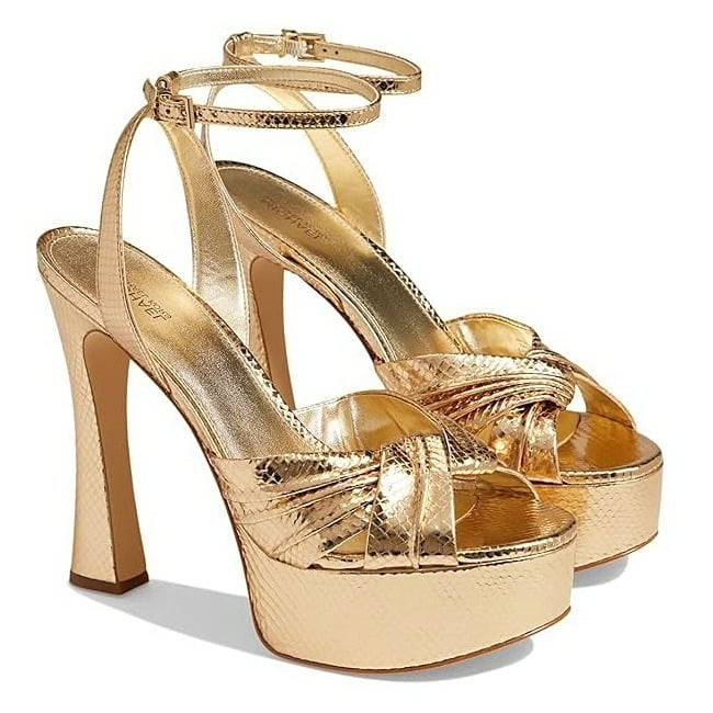 Michael Kors Women's Selena Ankle Strap Platform Sandals Size 9.5 (MSRP $185)