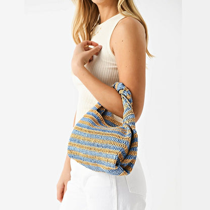 A.L.C. Parker Women's Striped Raffia Bag O/S (MSRP $295)